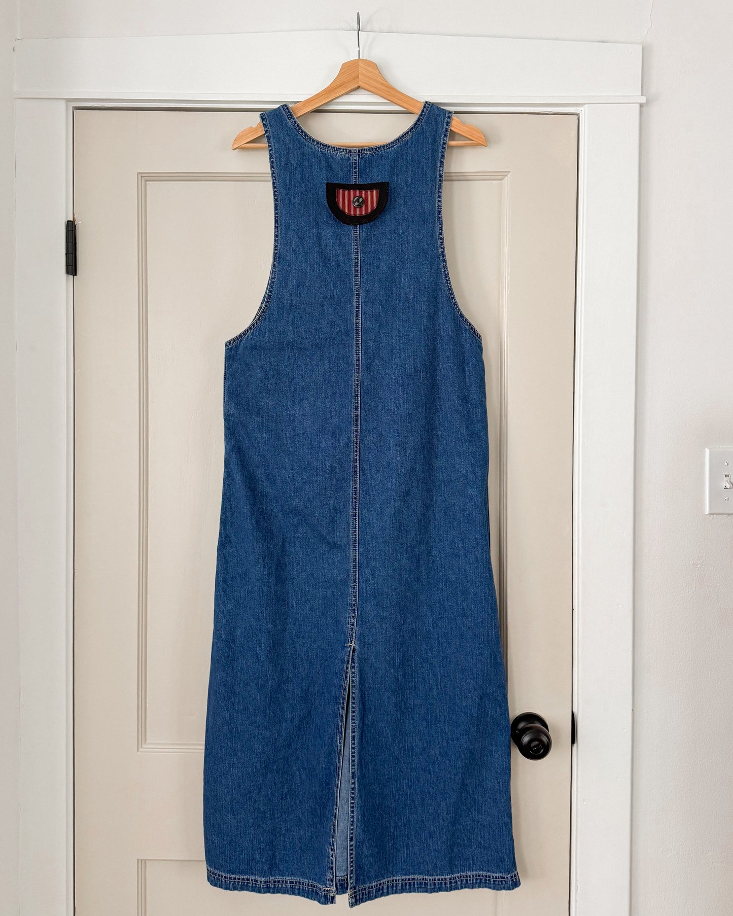 Vintage Denim Maxi Dress
