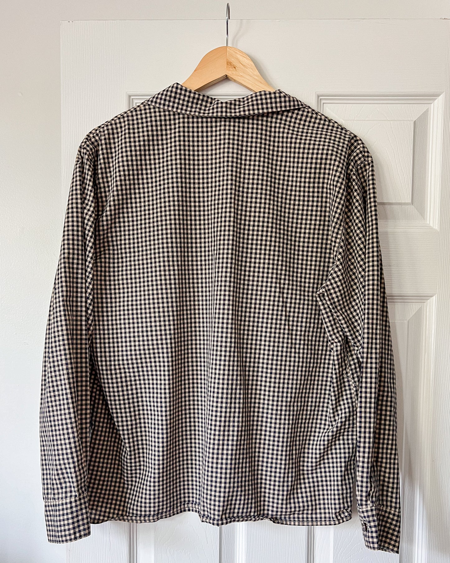 Gingham Long Sleeve Button Up
