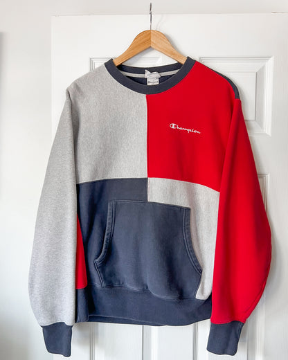 Champion Colorblock Crewneck Sweater