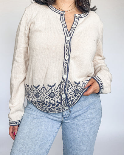 Sunflower Button Sweater