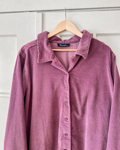 Purple Corduroy Shirt