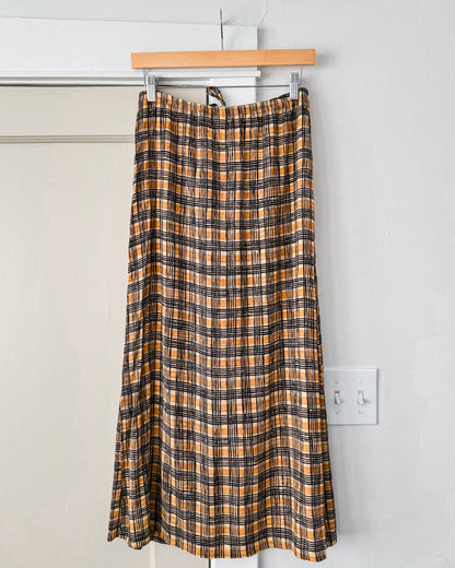 Gingham Maxi Skirt