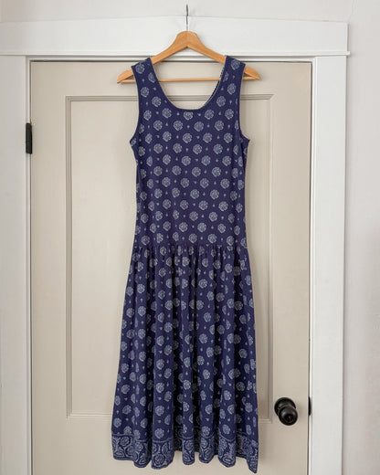 Low Waist Navy Dress