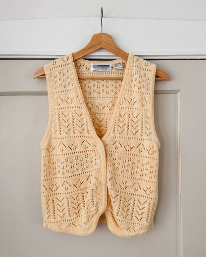 Yellow Knitted Vest