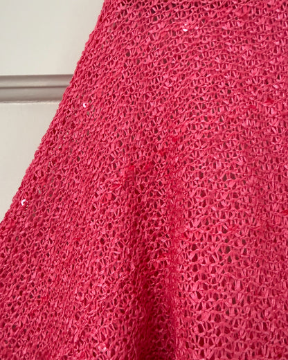 Jones NY Pink Short Sleeve Cardigan