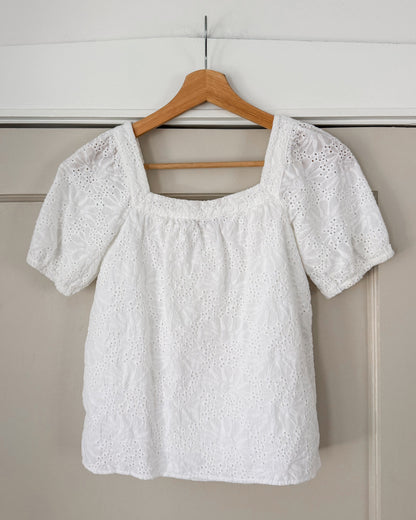 Loft Eyelet Blouse