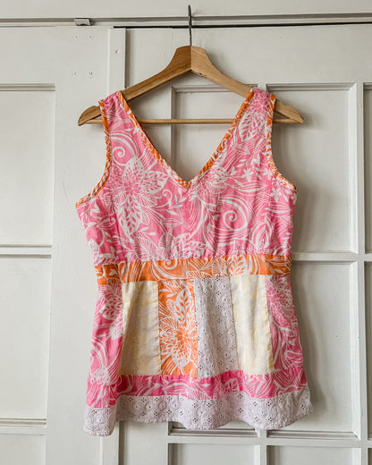 Pastel Multi Pattern Tank Top