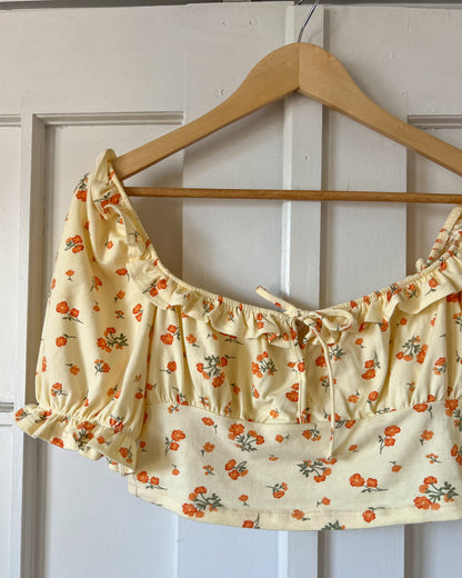Floral Cropped Top