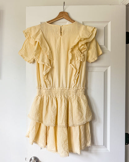 Yellow Ruffle Dress
