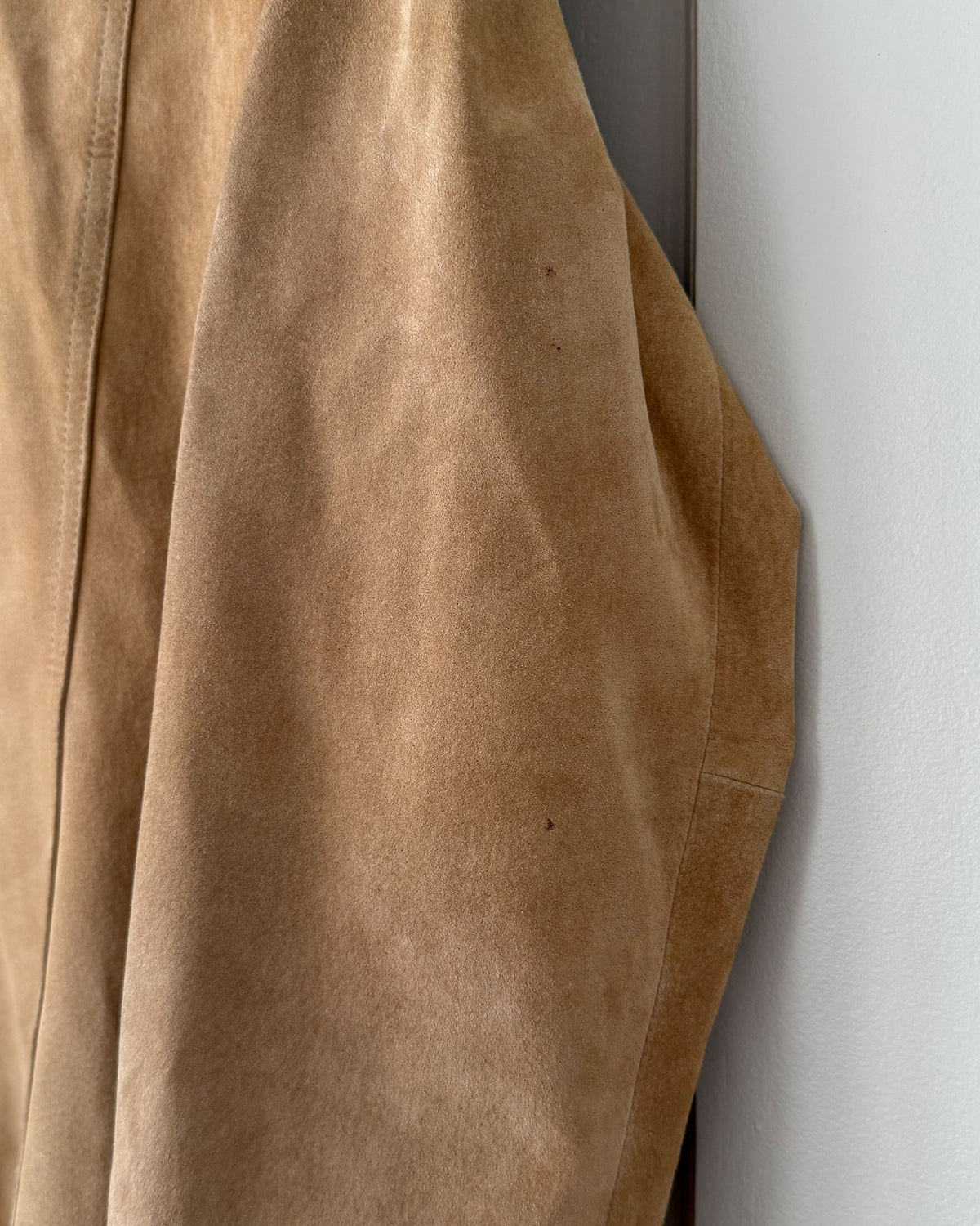 Floral Suede Leather Jacket