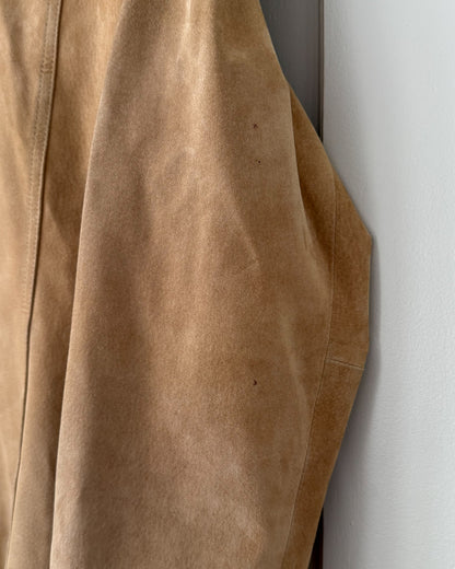 Floral Suede Leather Jacket
