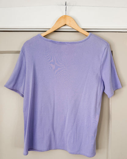 2000’s Lilac Floral T Shirt