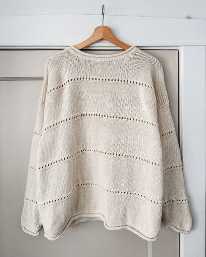 Vintage Ivory Knitted Sweater