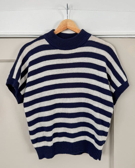 Striped Mockneck
