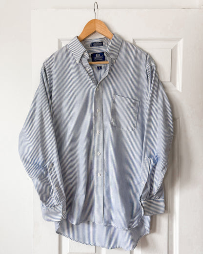 Blue Striped Button Up Shirt