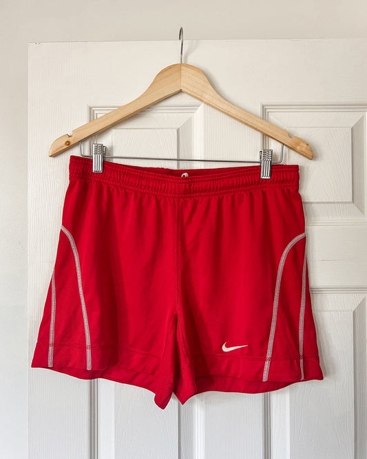 Nike Red And White Shorts
