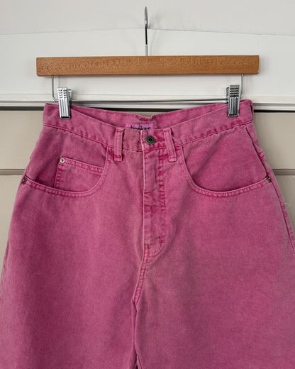 Vintage Bonjour Pink Denim Shorts