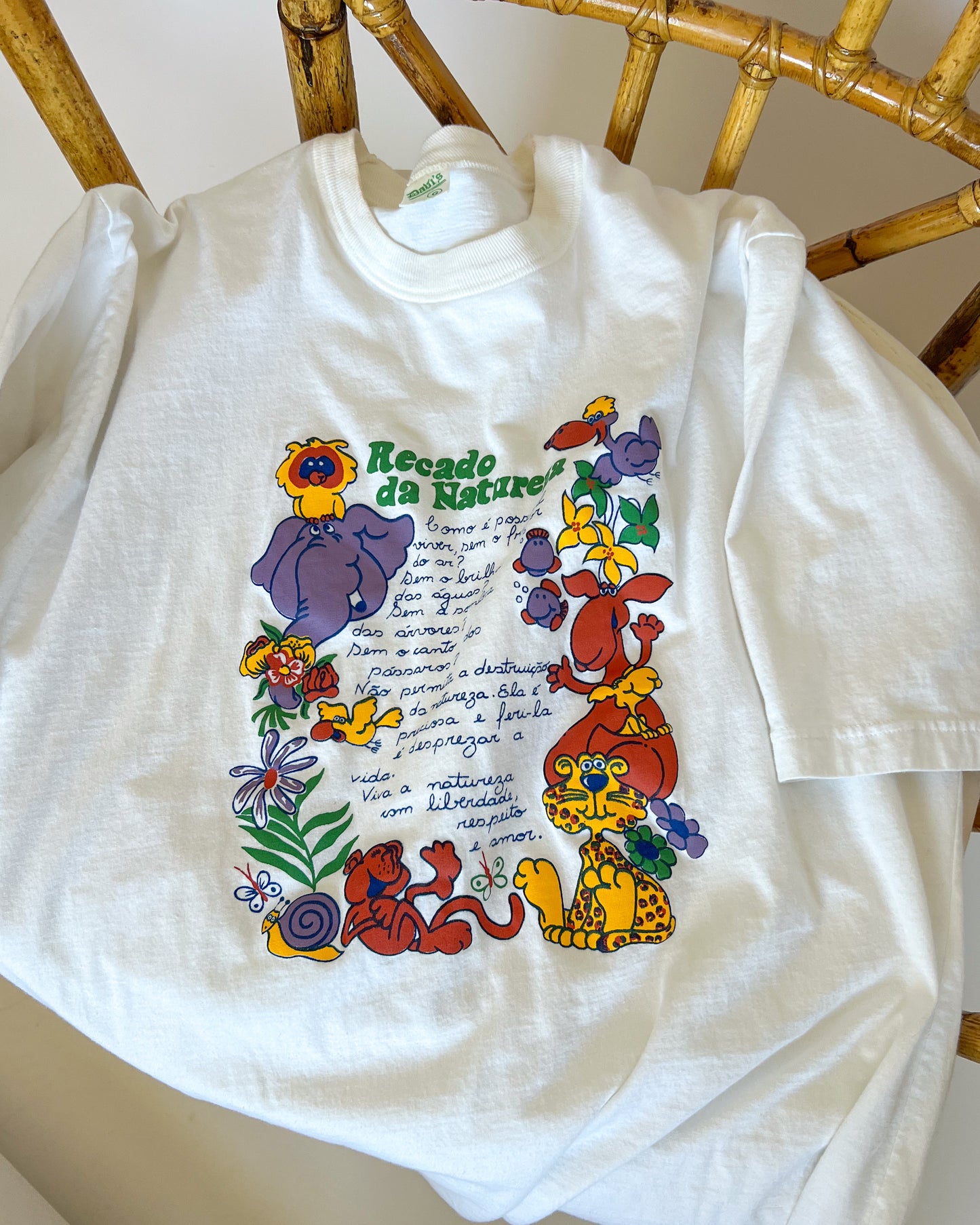 Recado Da Natureza Poem T Shirt