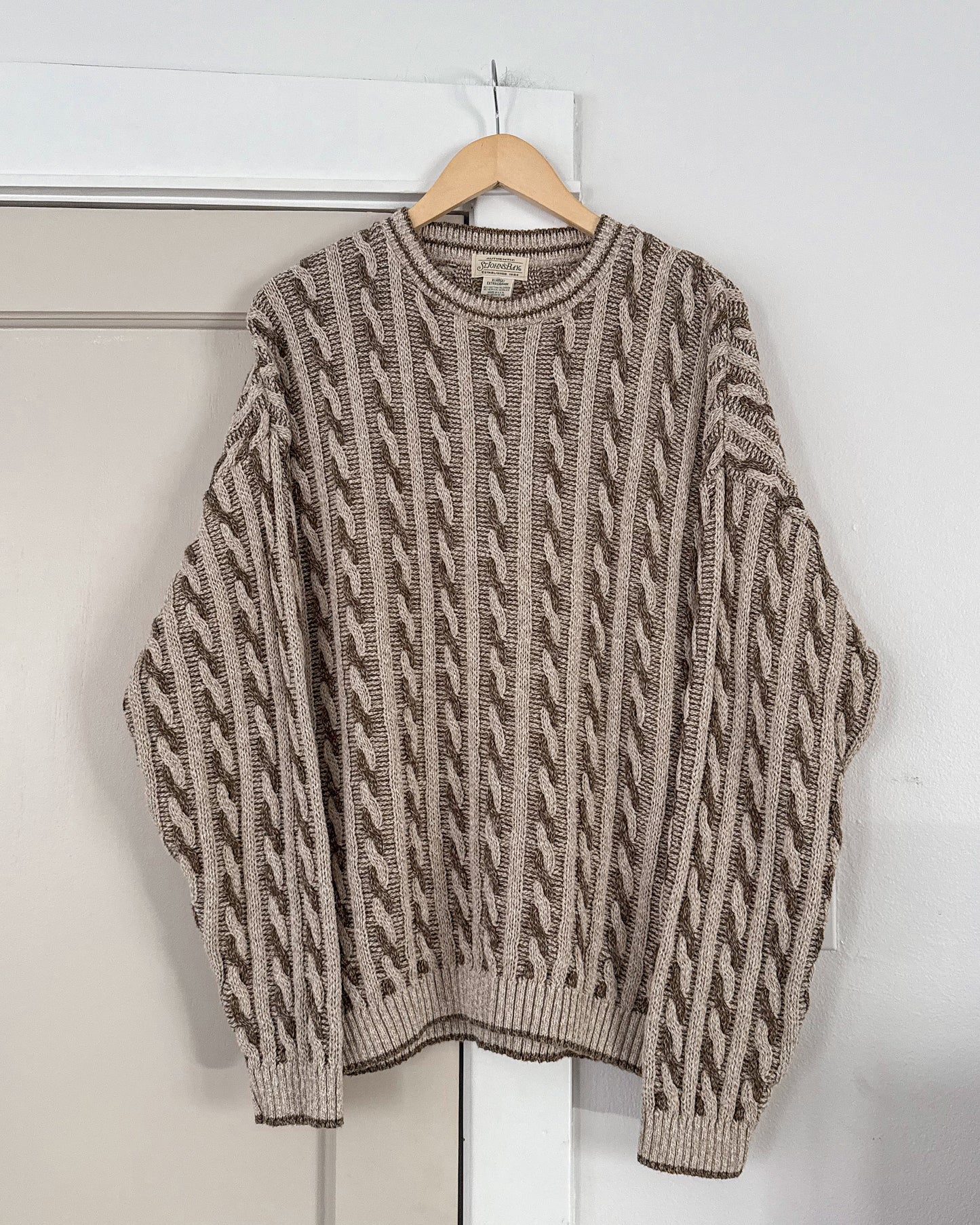 Neutral Cableknit Sweater