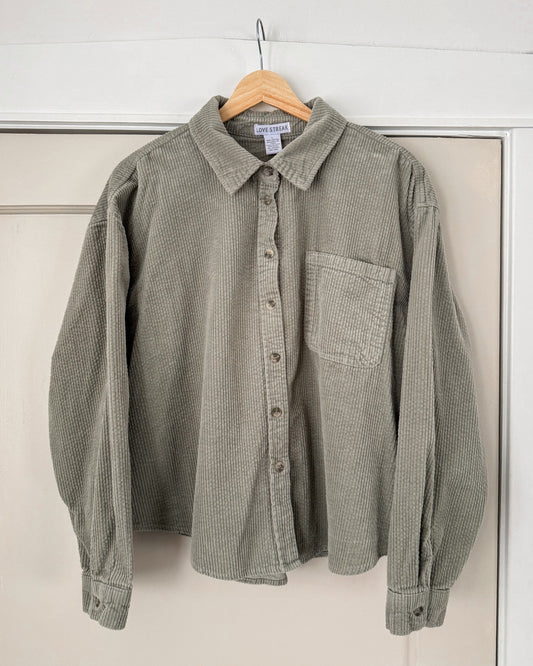 Sage Green Corduroy Shirt