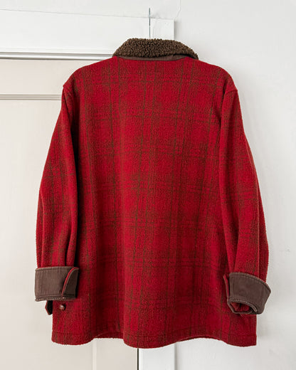 Red Plaid Coat