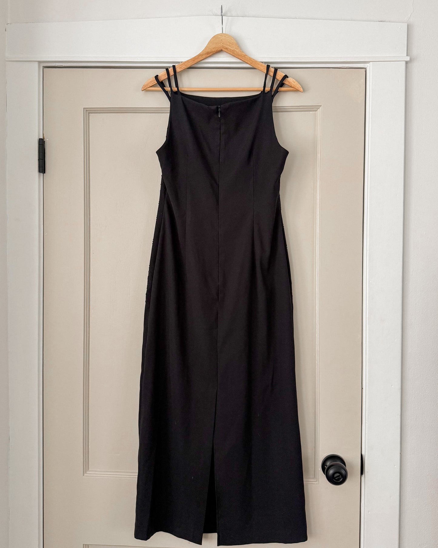 Vintage Black Beaded Dress