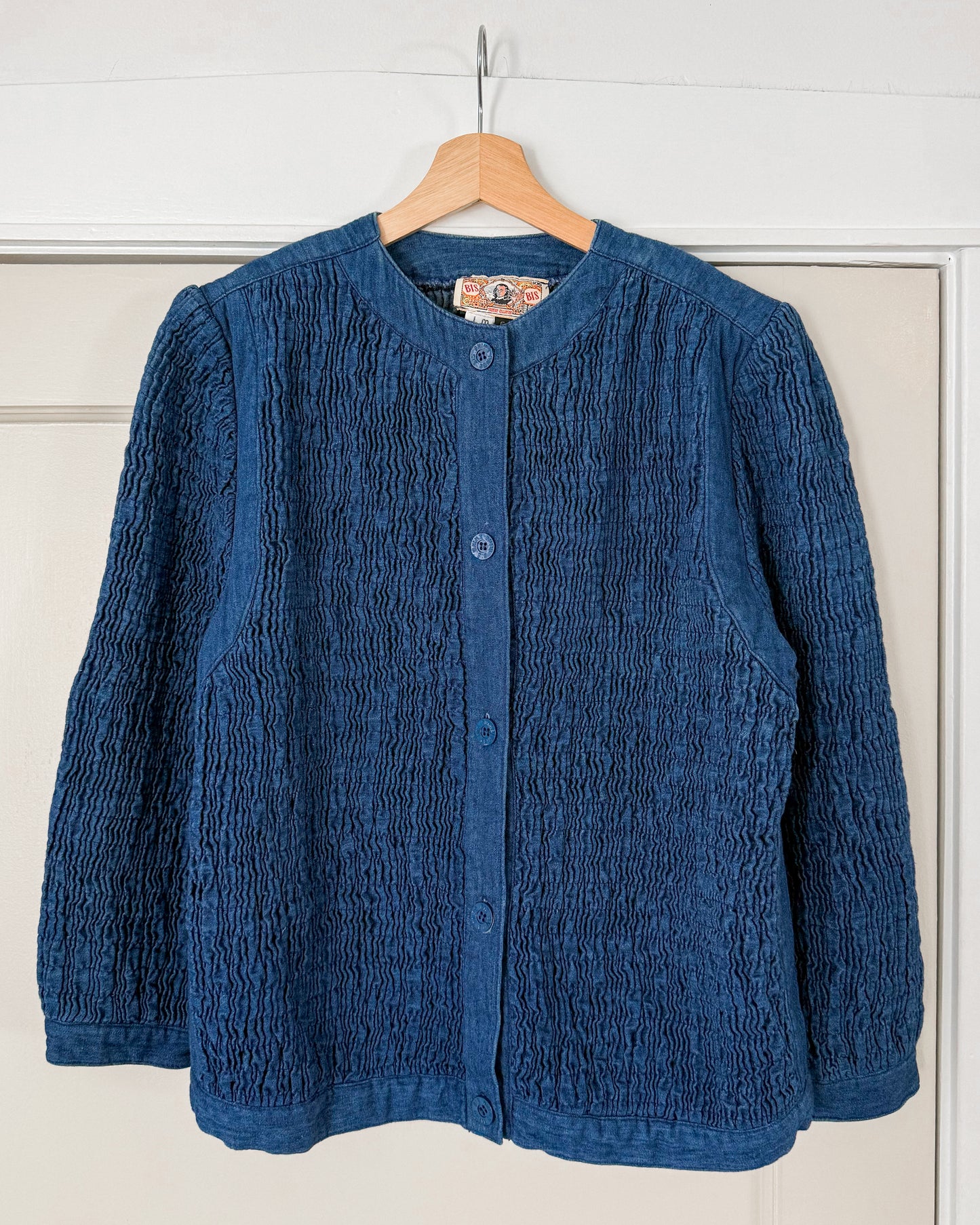 Bis Bis Crinkled Denim Jacket