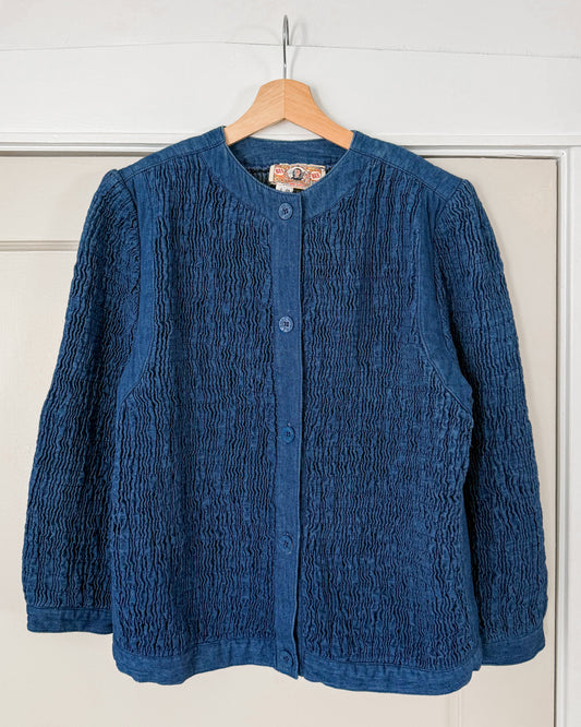 Bis Bis Crinkled Denim Jacket