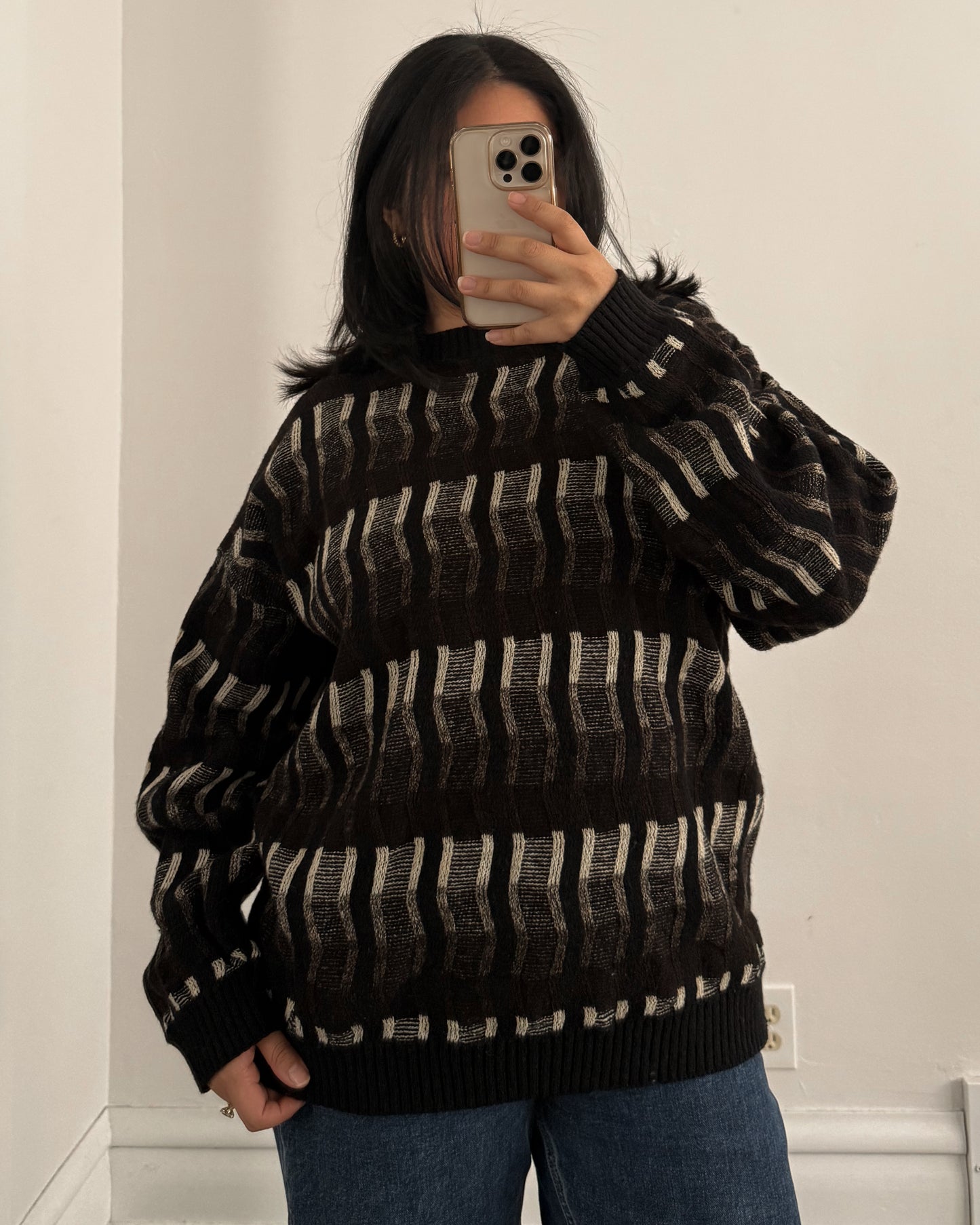 Protegé Patterned Knitted Sweater