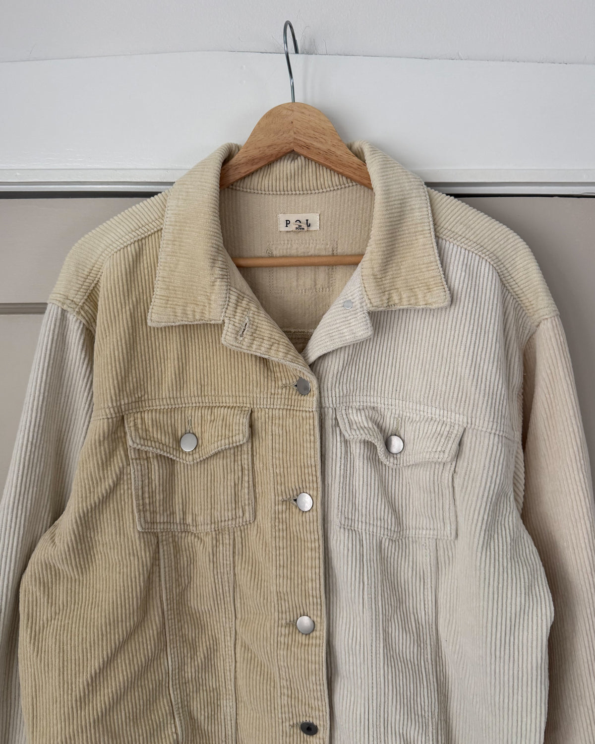 POL Two Toned Corduroy Jacket
