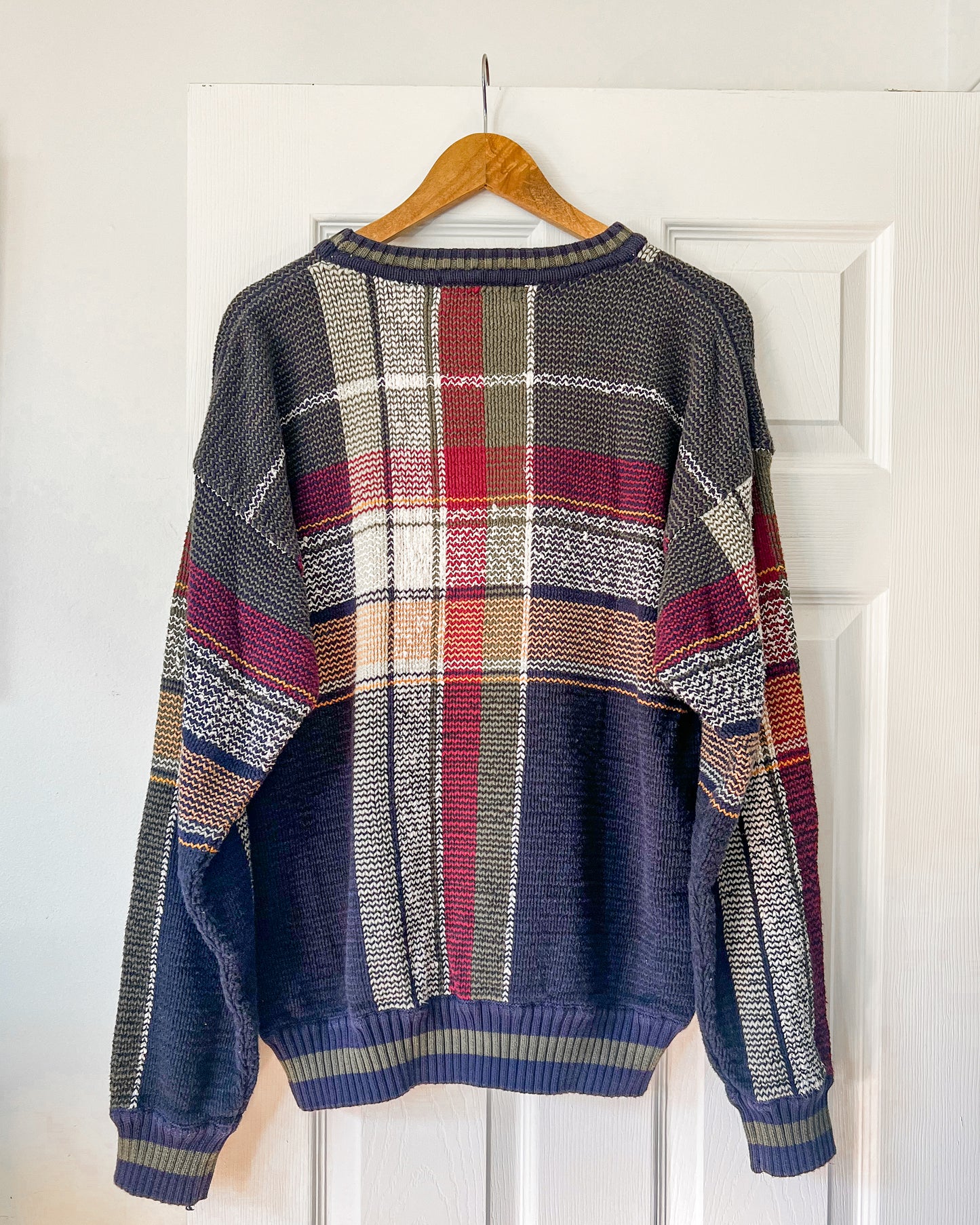 Croft & Barrow Plaid Knitted Sweater