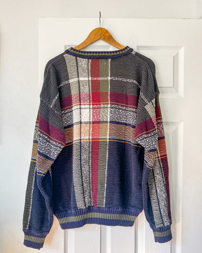 Croft & Barrow Plaid Knitted Sweater
