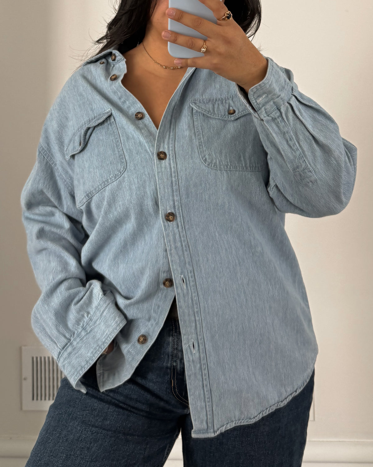 Denim Button Up