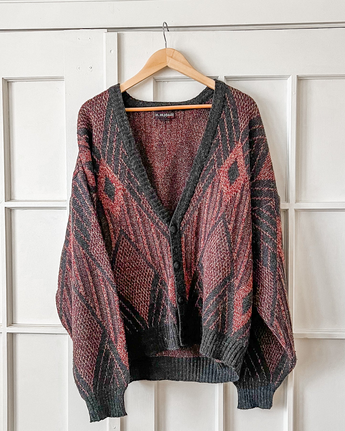 Abstract Knitted Cardigan