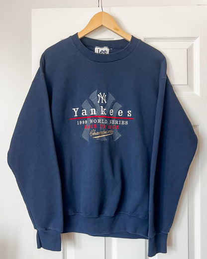 Lee Yankees Navy Crewneck