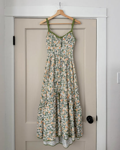 ASTR Green Floral Dress