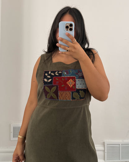 Olive Fall Dress