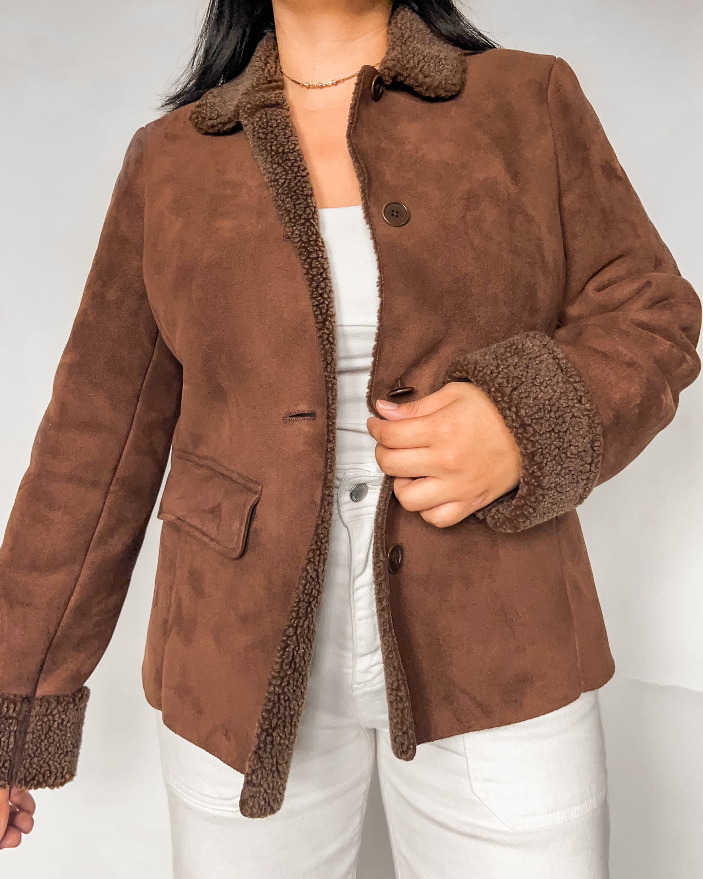 Lands End Sherpa Lined Jacket