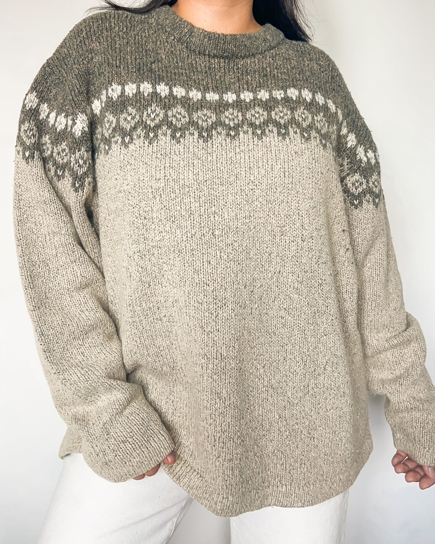 Sonoma Green Knitted Sweater