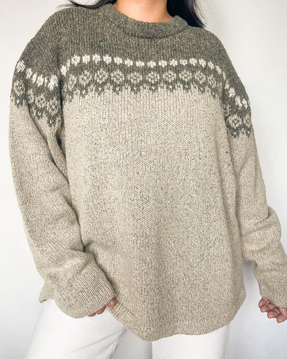 Sonoma Green Knitted Sweater