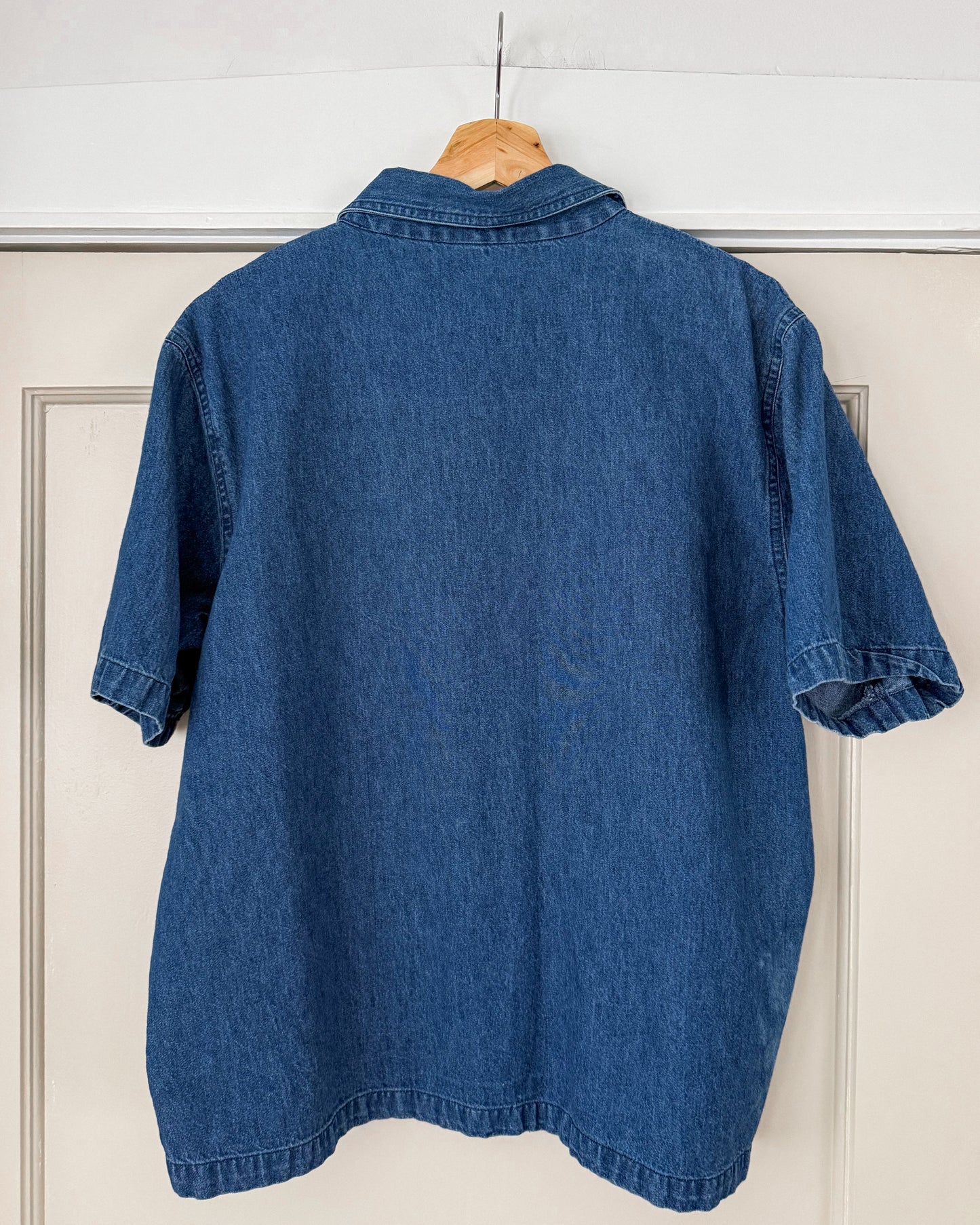 Denim Birdhouse Button Down Shirt