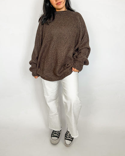 Brown Knitted Sweater