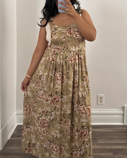 Floral Overall Dress