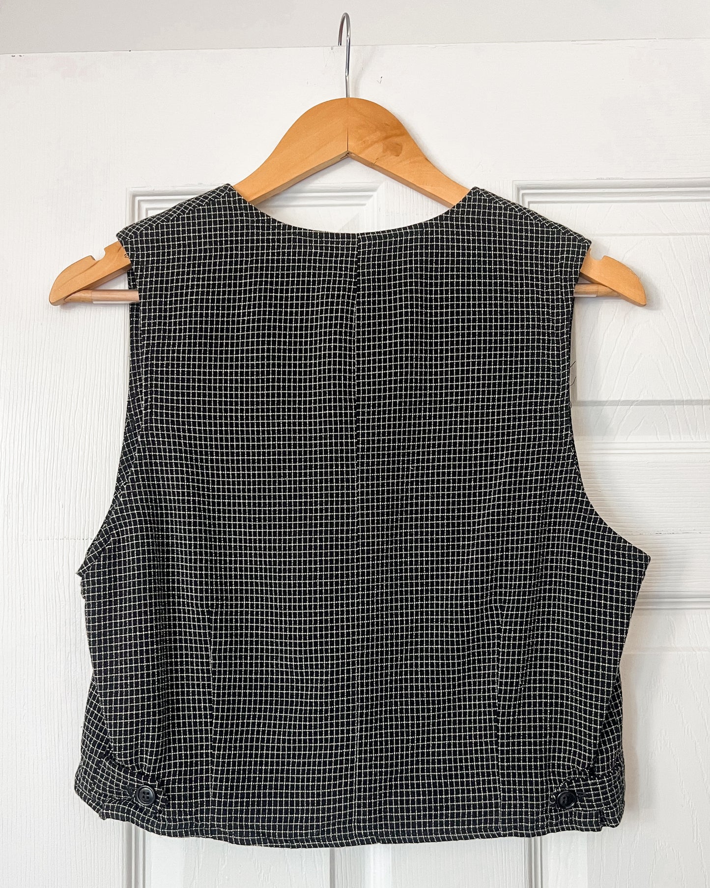 Vintage Liz Checkered Vest