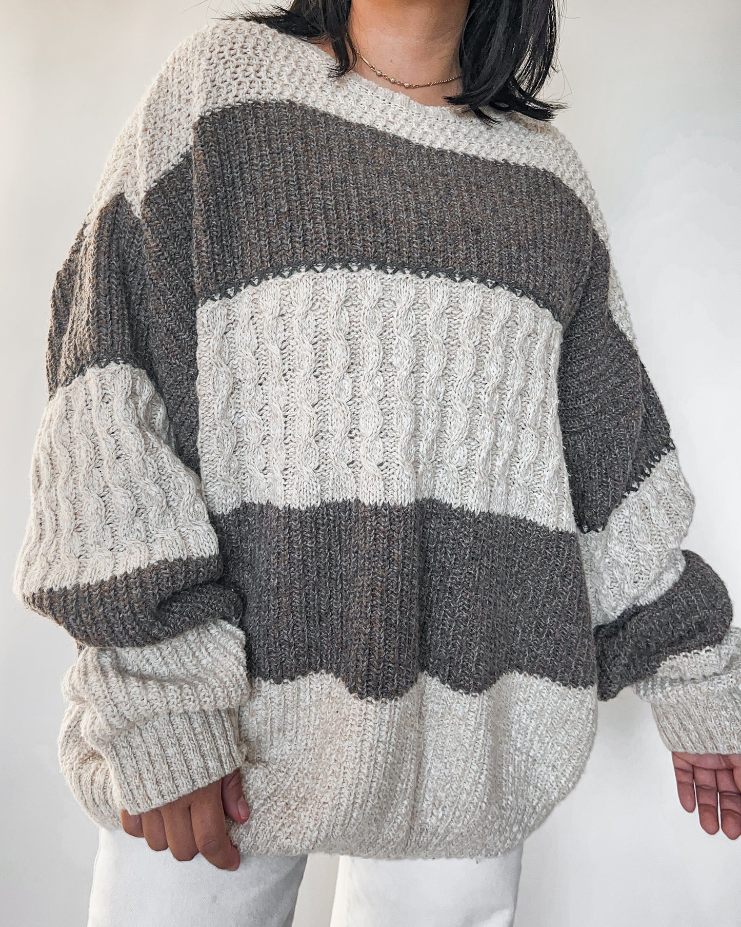 Vintage Eddie Bauer Neutral Knitted Sweater
