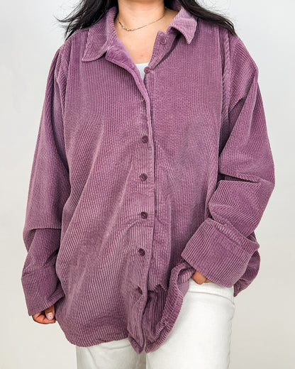 Purple Corduroy Shirt