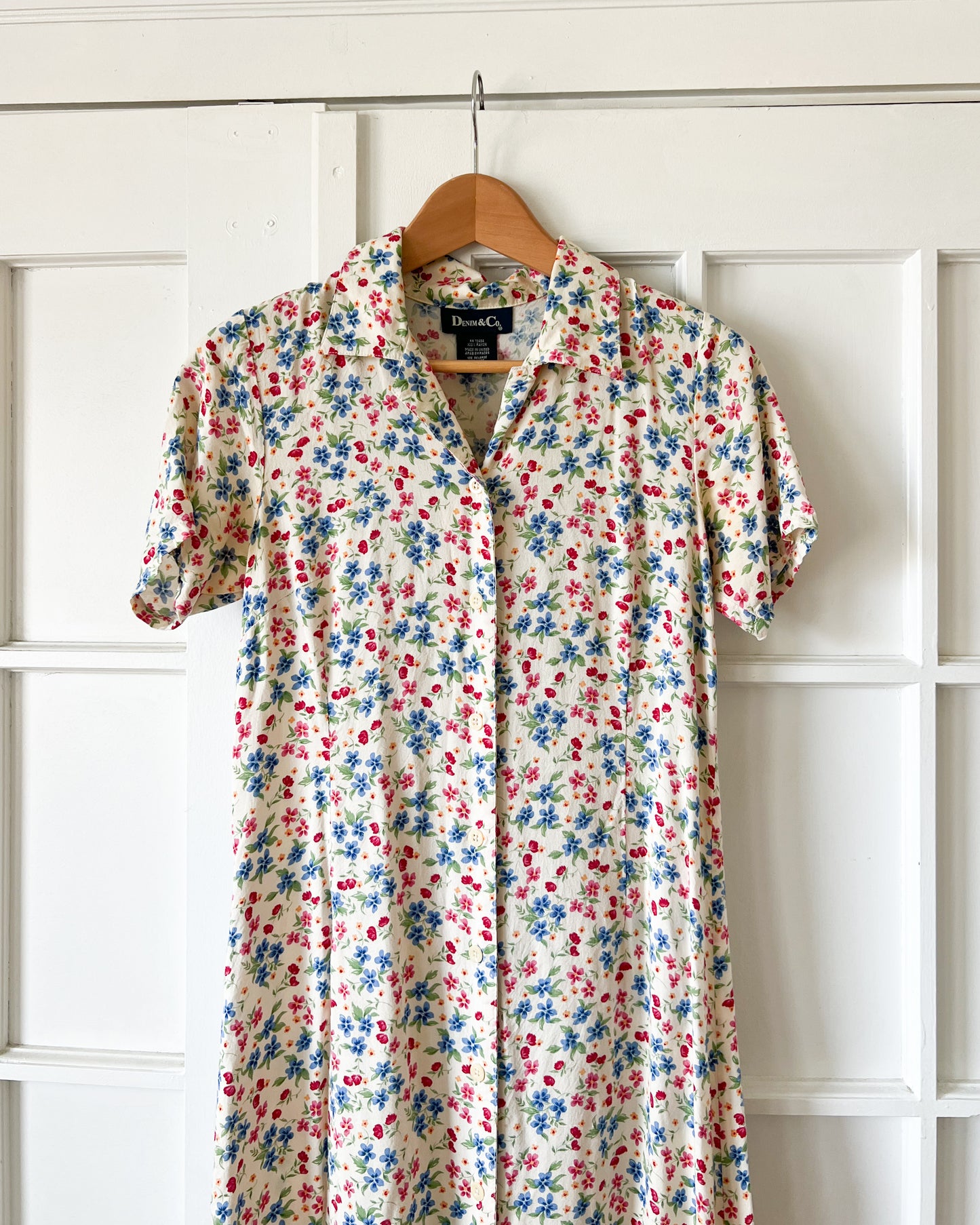 Floral Button Up Maxi Dress