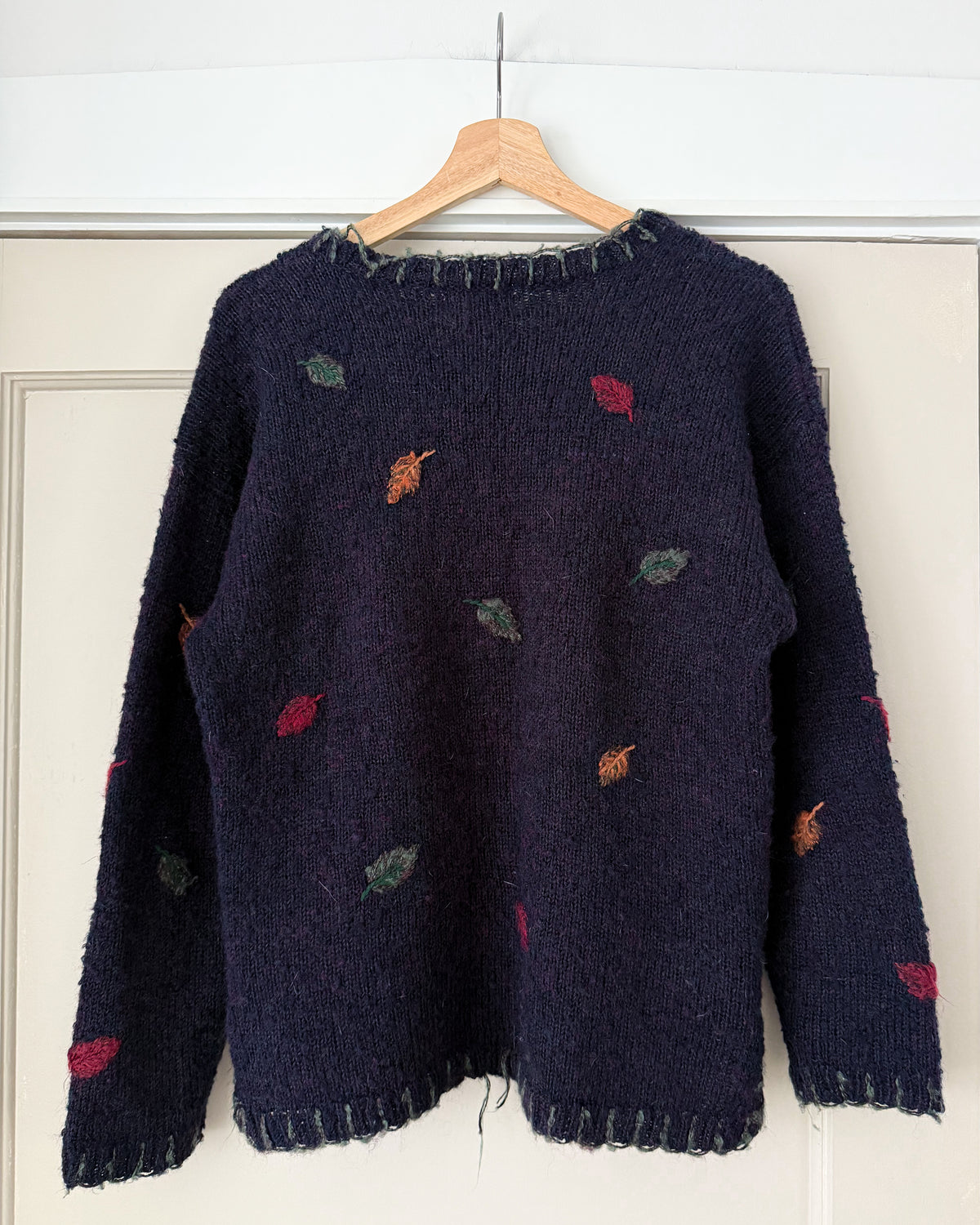 90’s Fall Bear Knitted Sweater