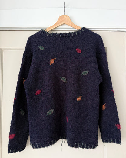 90’s Fall Bear Knitted Sweater