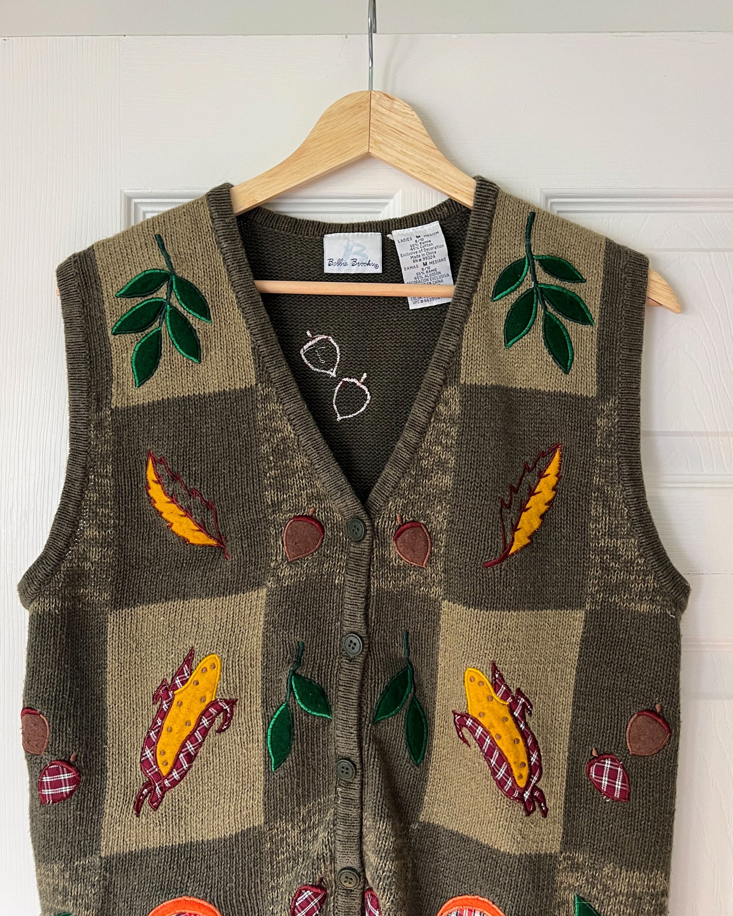Fall Graphic Knitted Vest